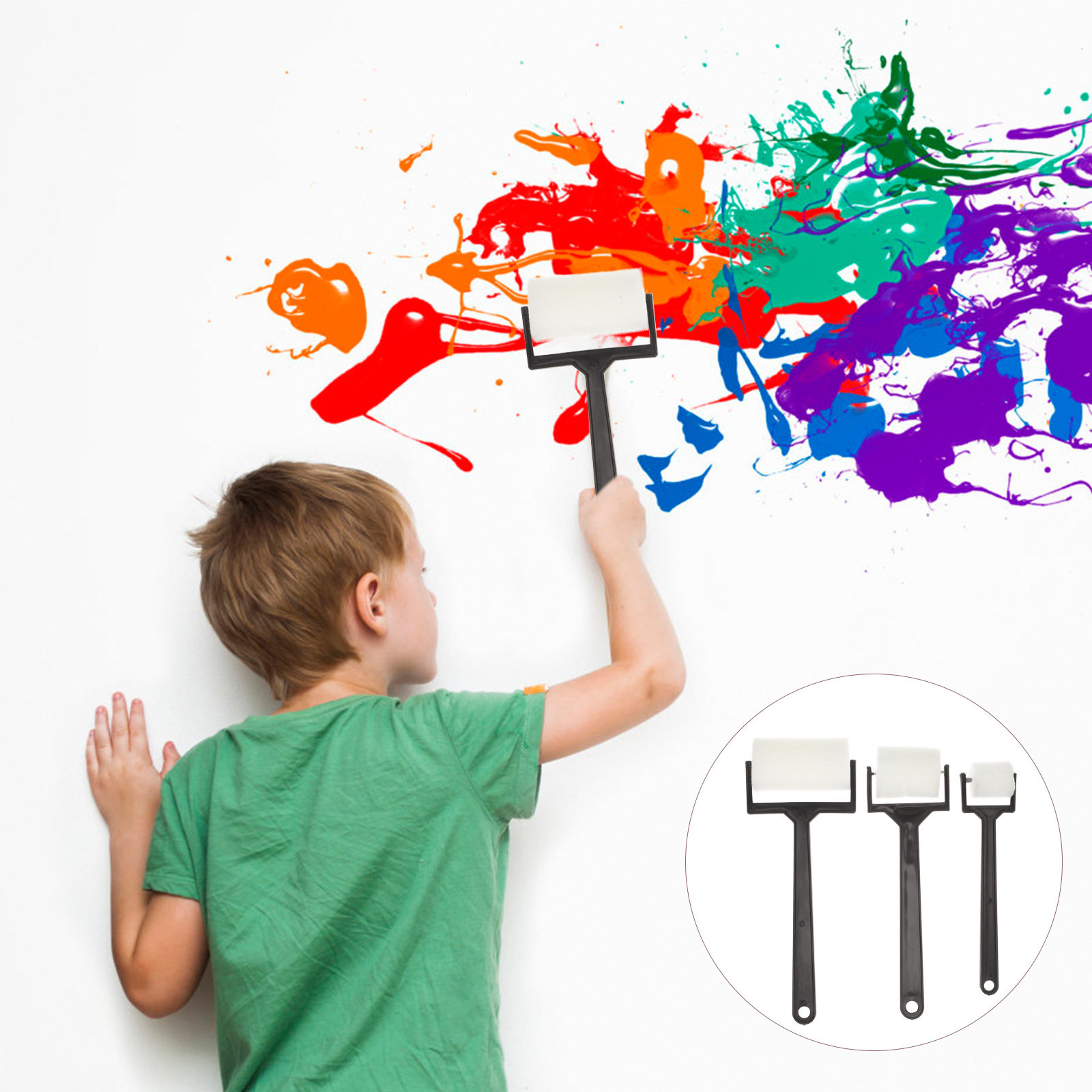 Art Craft Easy - 15Pcs Art Painting Sponge Brush Set