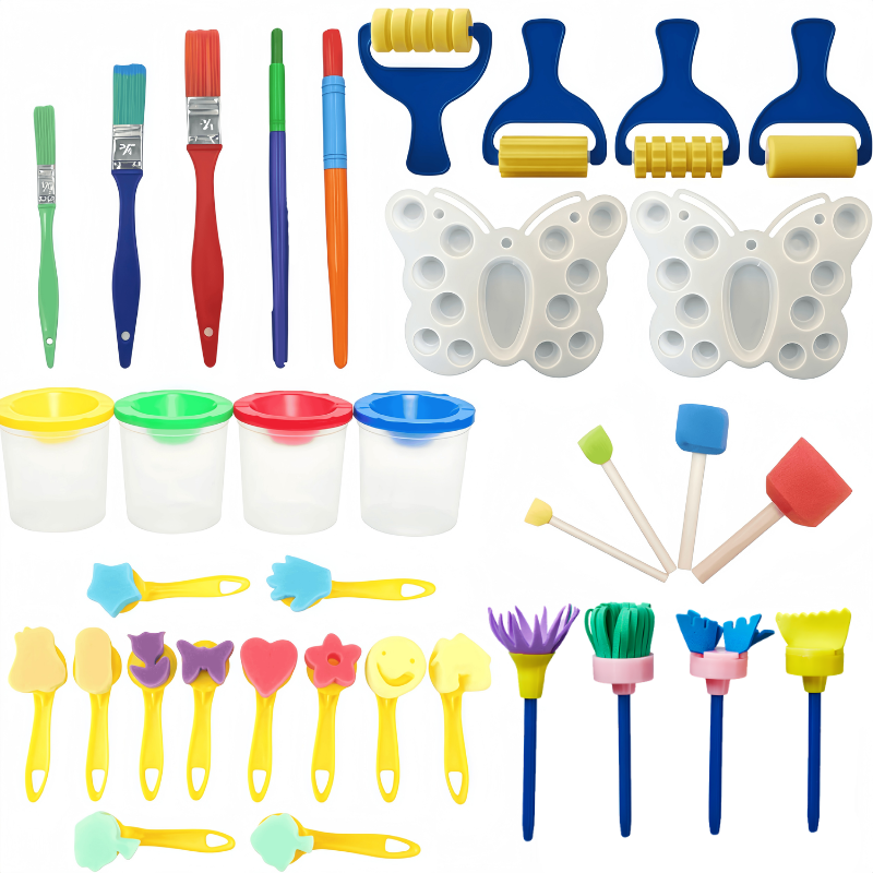 Art Craft Class - 35Pcs Art Painting Kit for Beginners,