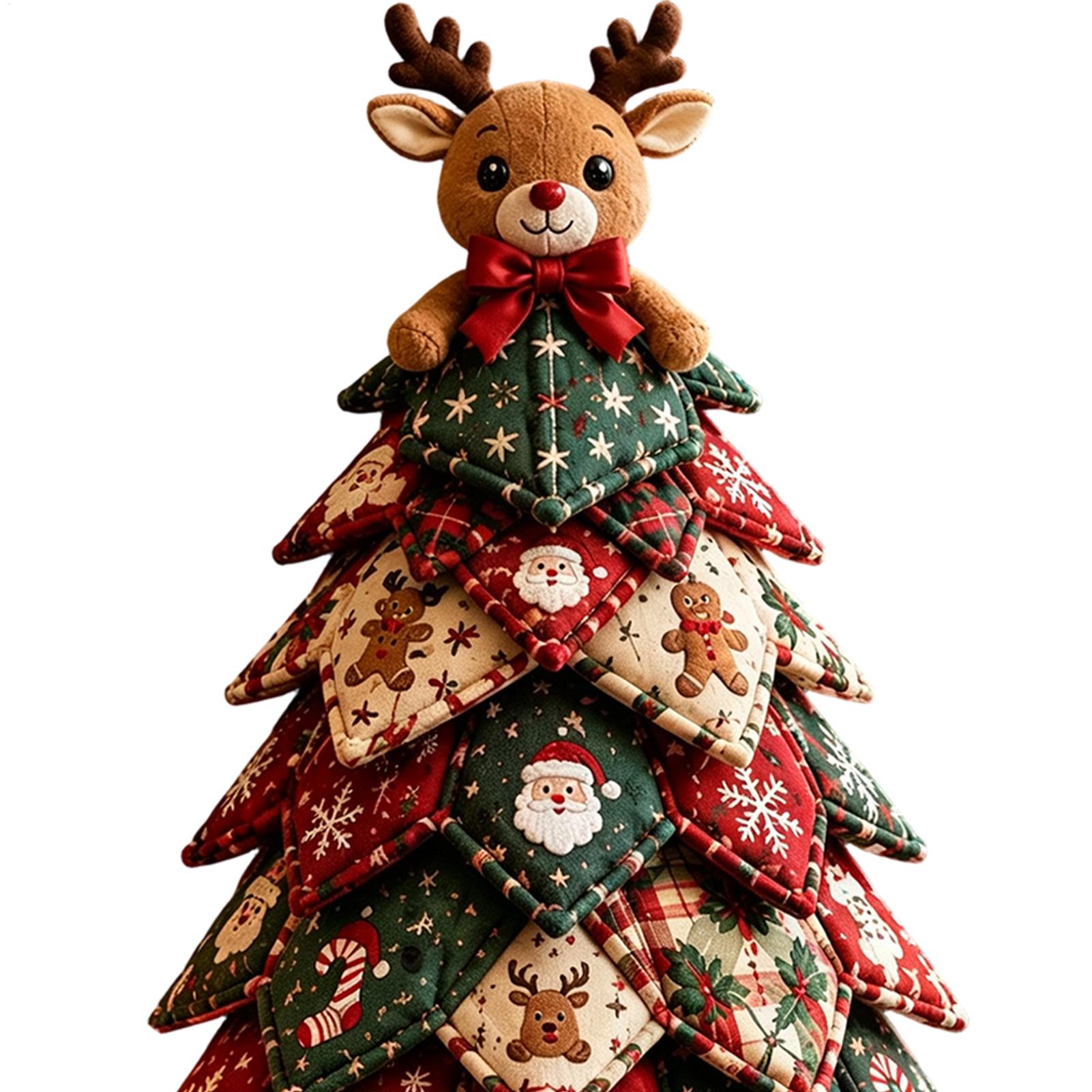 Art Craft Tree - Christmas Quilted Fabric Tree Kit 3D