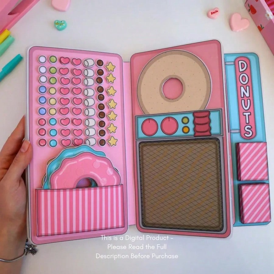 Donut Shop Pretend Play Kit, D - Art Craft Book recension och pris