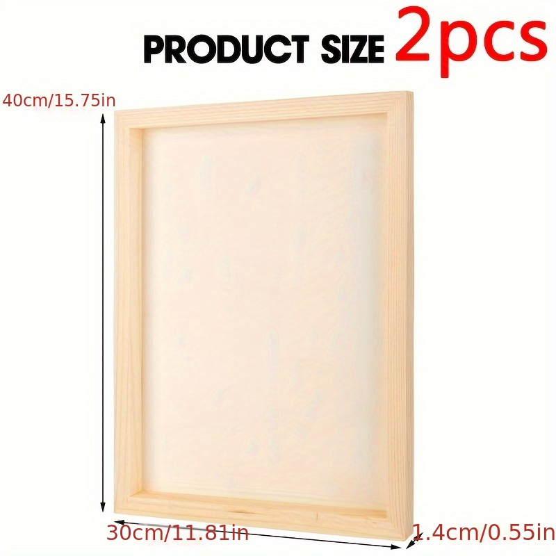 2PCS Wood Panel Board, Wood Ca - Acrylic Pour Paint recension och pris