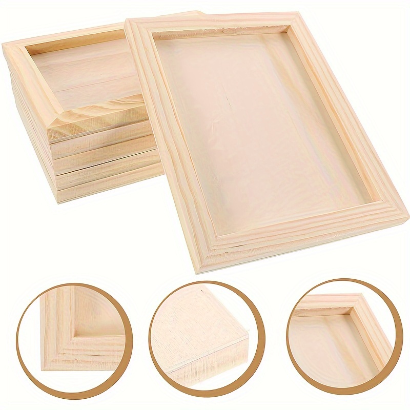 2PCS Wood Panel Board, Wood Ca - Acrylic Pour Paint recension och pris