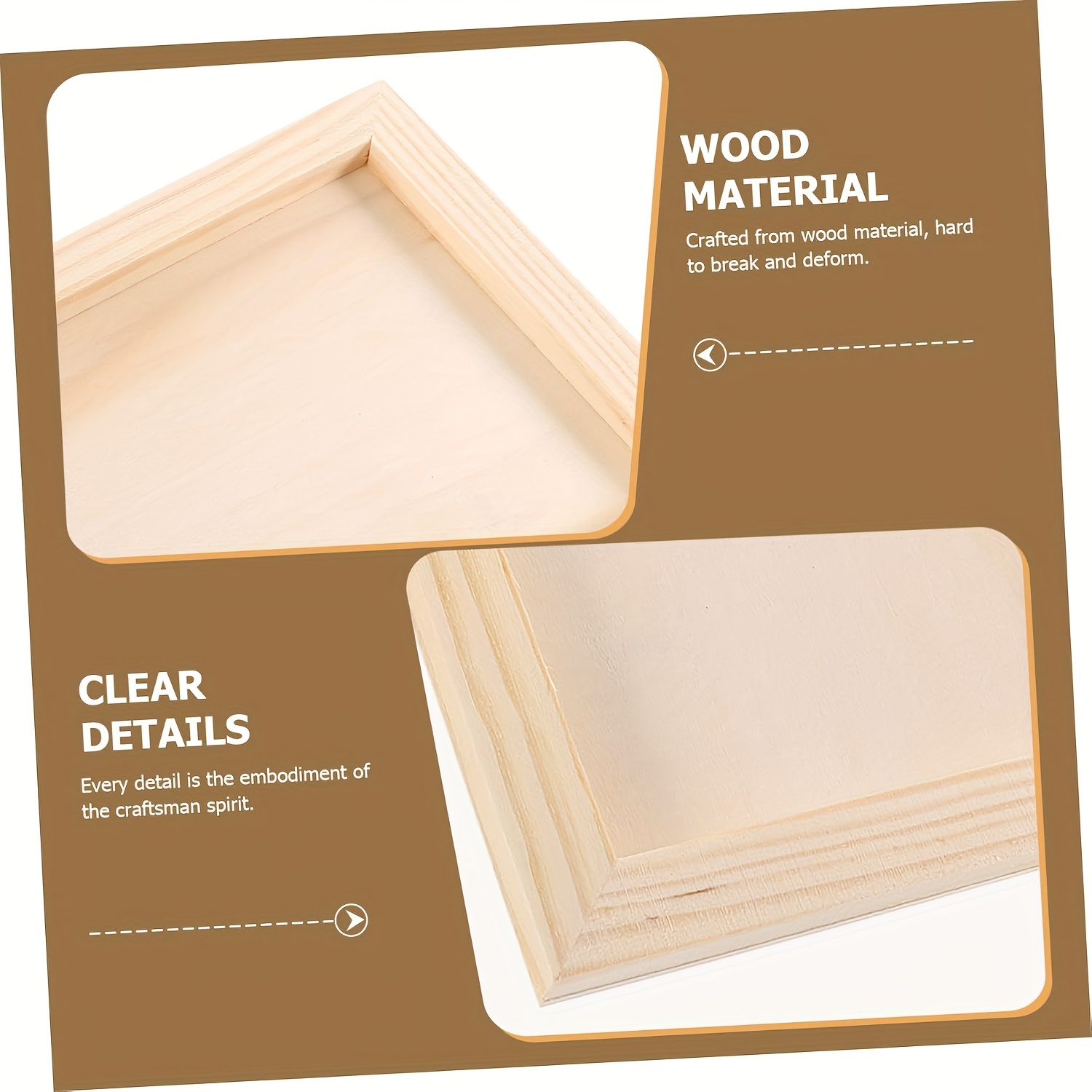 2PCS Wood Panel Board, Wood Ca - Acrylic Pour Paint recension och pris