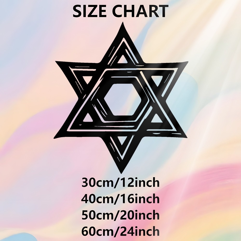 CIFBUY Iron Wall Art Star of D - Art & Craft Kortingscode recension och pris