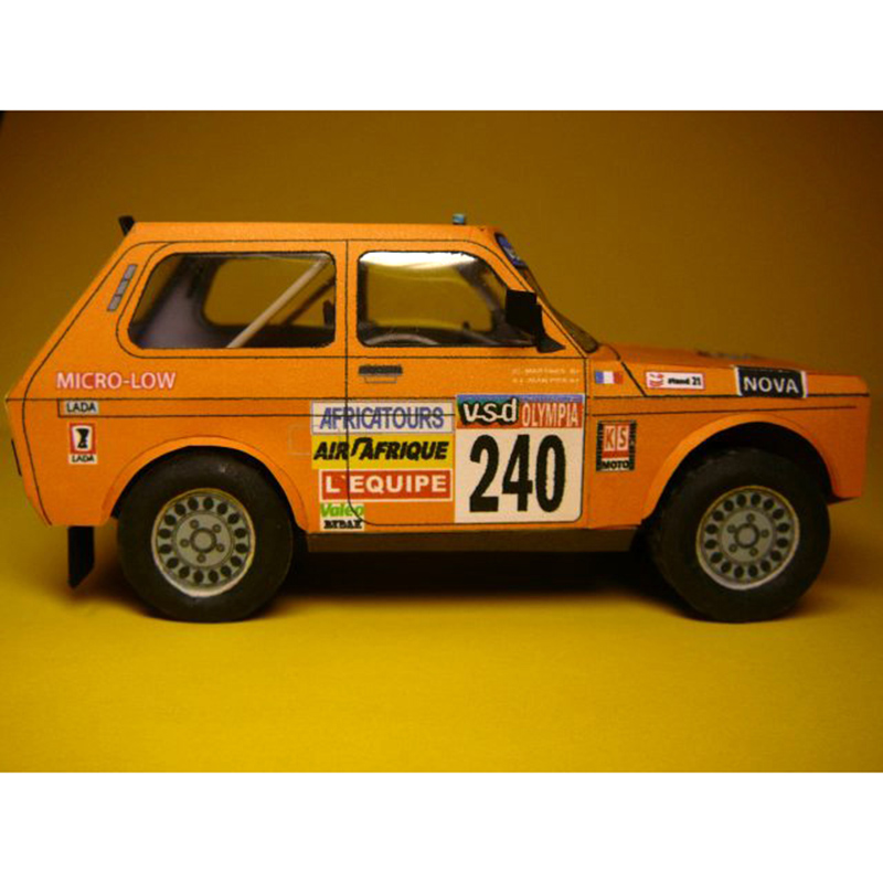 LADA NIVA 1985 1:32 Dakar Rall - Art Craft Cardboard recension och pris