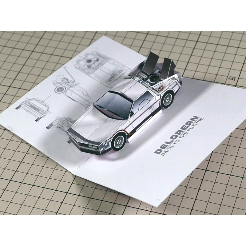 Back To The Future POP-UP Card - Art Craft Cardboard recension och pris