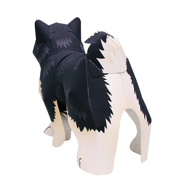 Black Shiba Inu Dog Handmade O - Art Craft Cardboard recension och pris