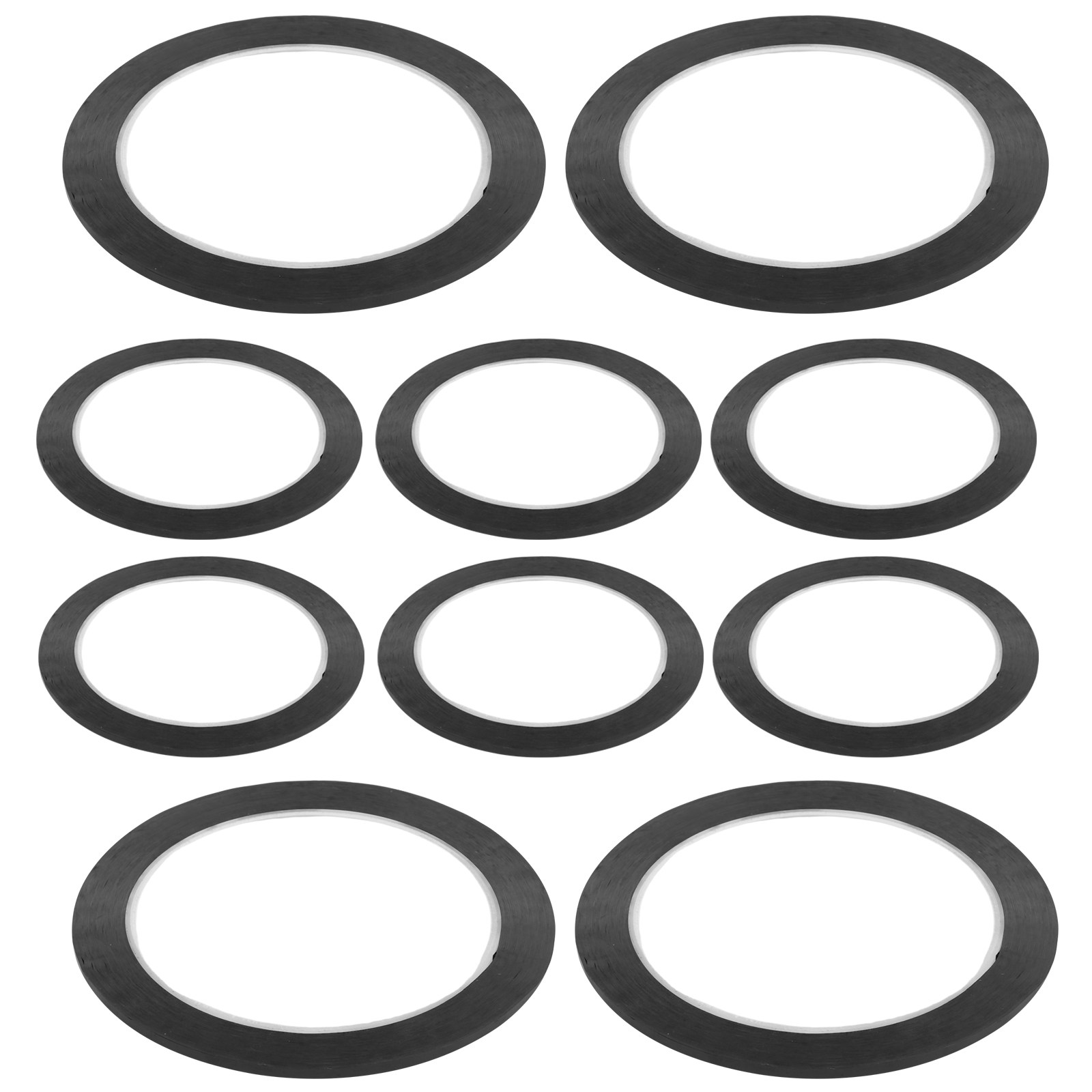 10Pcs Black Pet Art Tape Self  - Art Craft Easy recension och pris