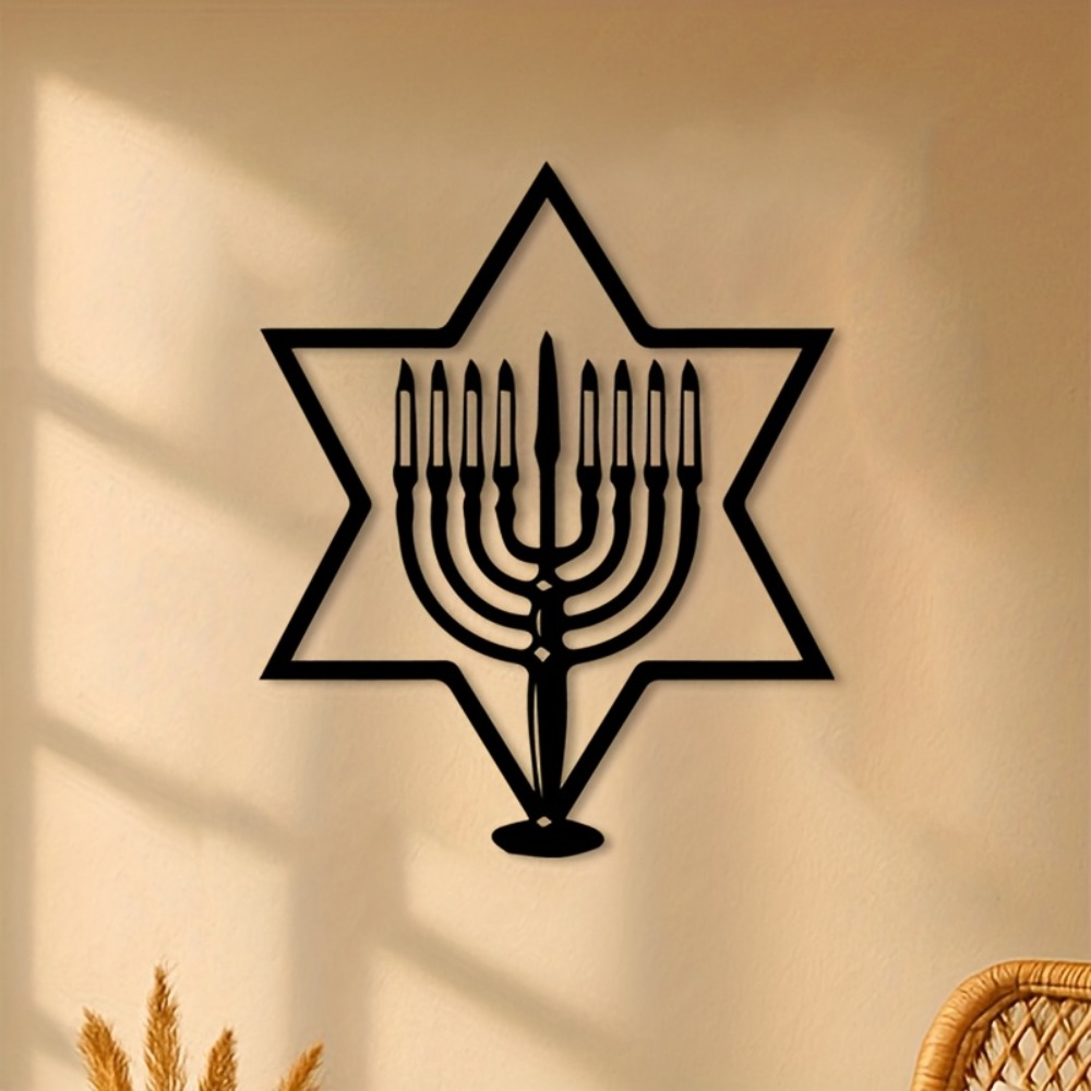 CIFBUY Metal Wall Art Menorah  - Art & Craft Kortingscode recension och pris