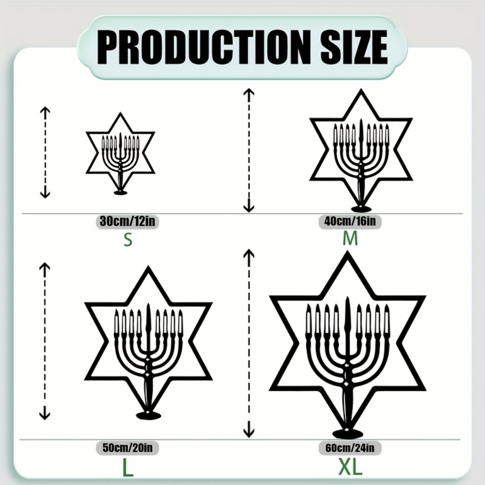 CIFBUY Metal Wall Art Menorah  - Art & Craft Kortingscode recension och pris