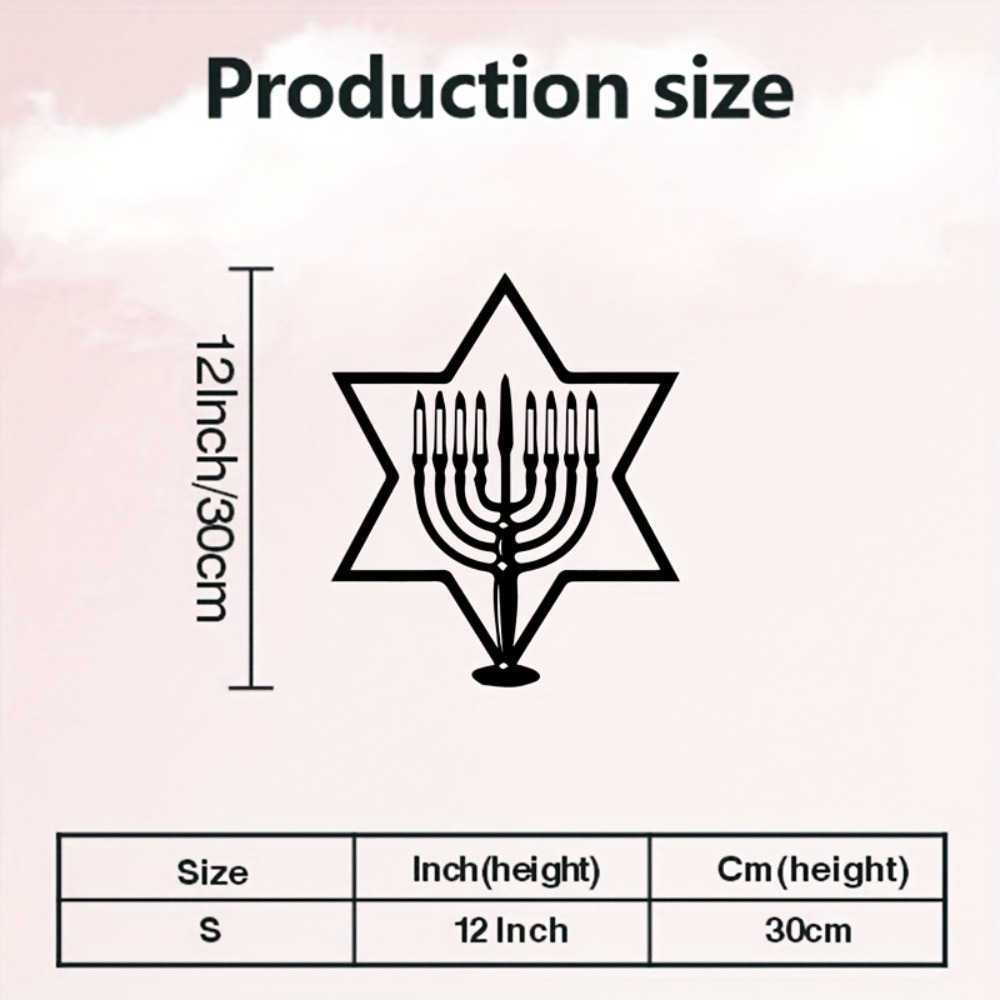 CIFBUY Metal Wall Art Menorah  - Art & Craft Kortingscode recension och pris