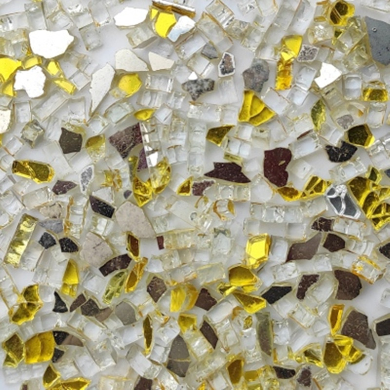 100g Mixed Color Crystal Glass - Art Craft Mirror recension och pris