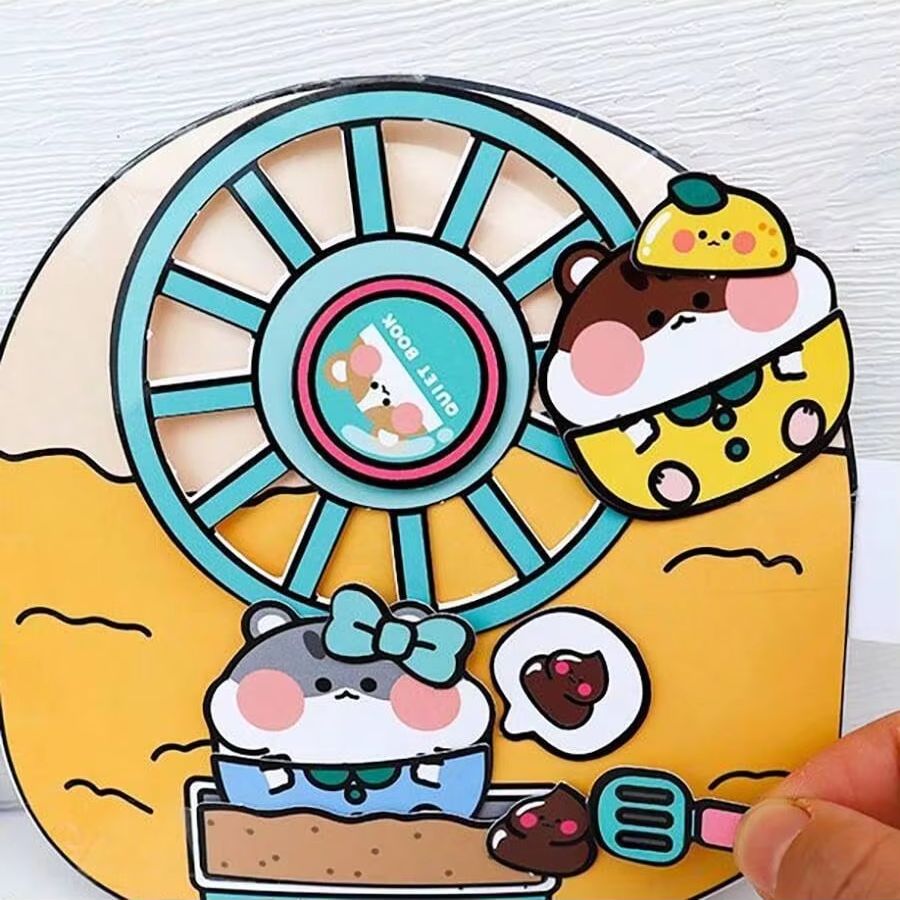 Hamster Keeper Theme DIY Quiet - Art Craft Book recension och pris