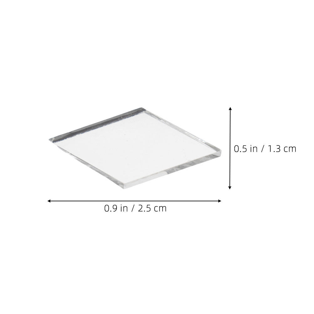 200Pcs Small Rhombic Mirror Ti - Art Craft Mirror recension och pris