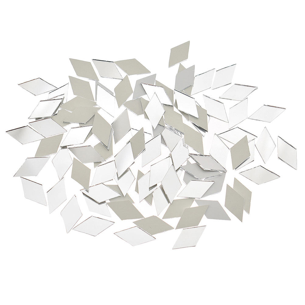 200Pcs Small Rhombic Mirror Ti - Art Craft Mirror recension och pris