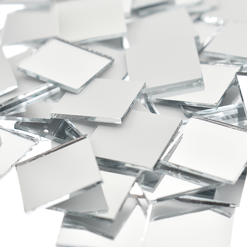 NEW Good 500Pcs 10x10mm/15x15m - Art Craft Mirror recension och pris