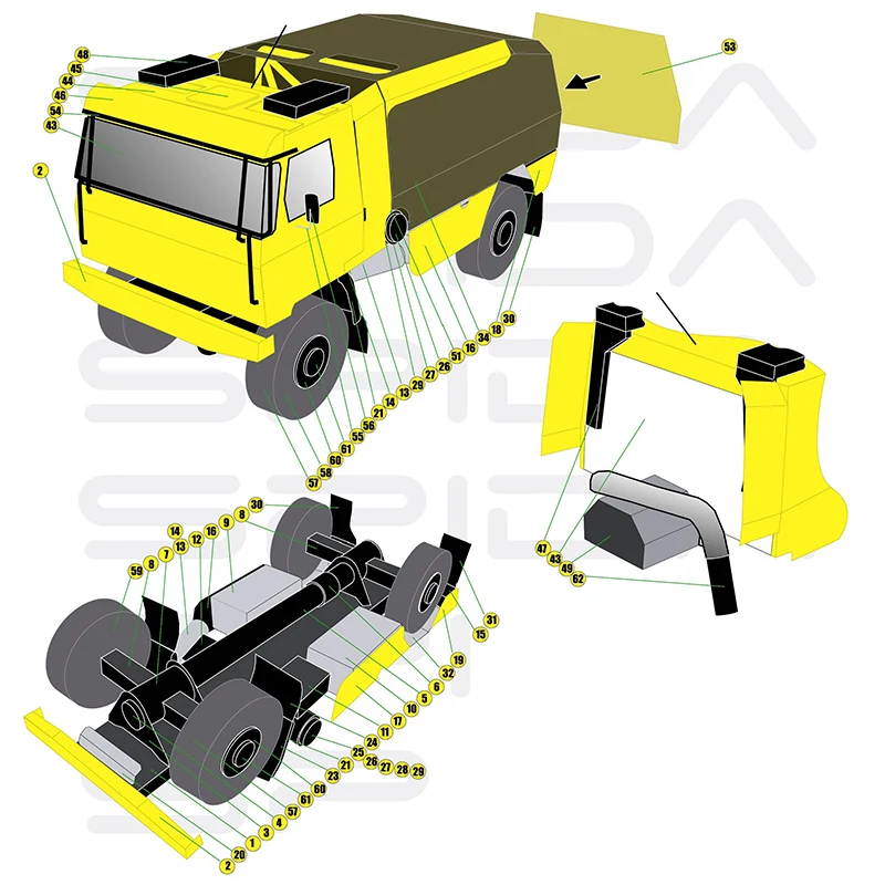 Tatra 815 2008 Truck 1:53 Daka - Art Craft Cardboard recension och pris