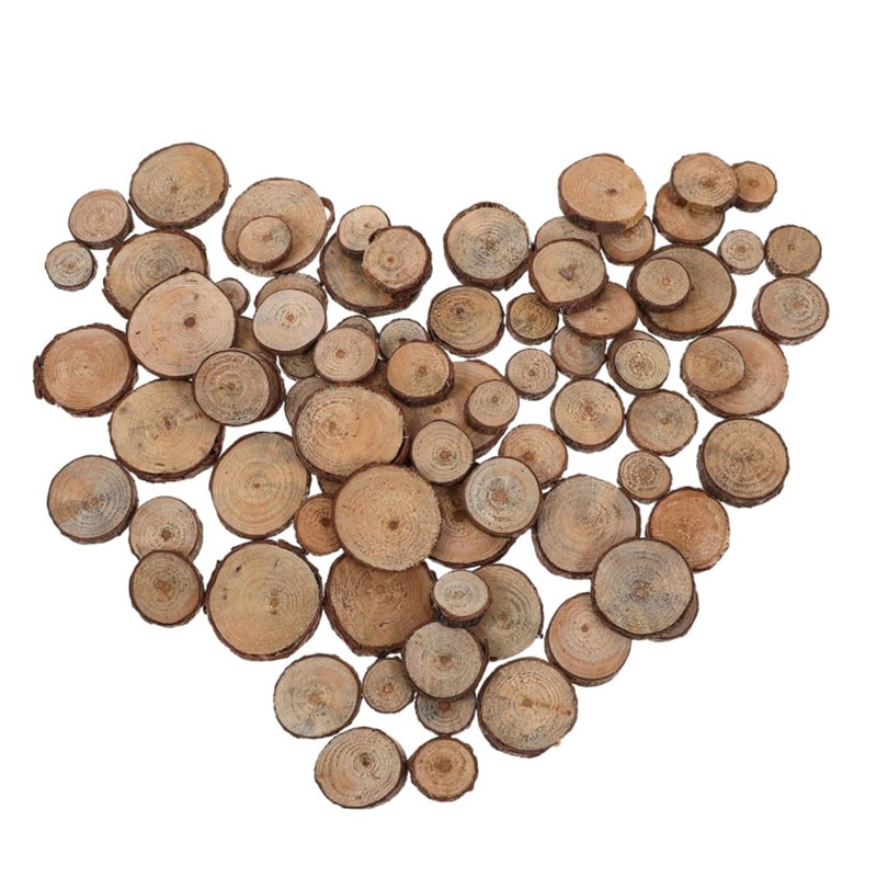 Unfinished Wood Slices Discs C - Art Craft Tree recension och pris