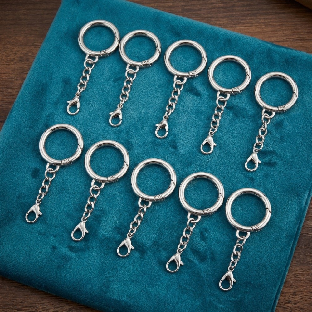 10Pcs Spring Ring Clasp Lobste - Art Craft Mirror recension och pris