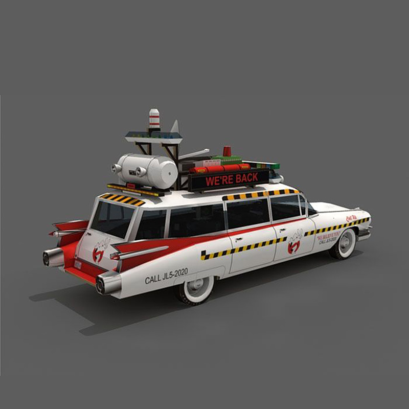 Ghostbusters Car Ecto-1A 1:20  - Art Craft Cardboard recension och pris