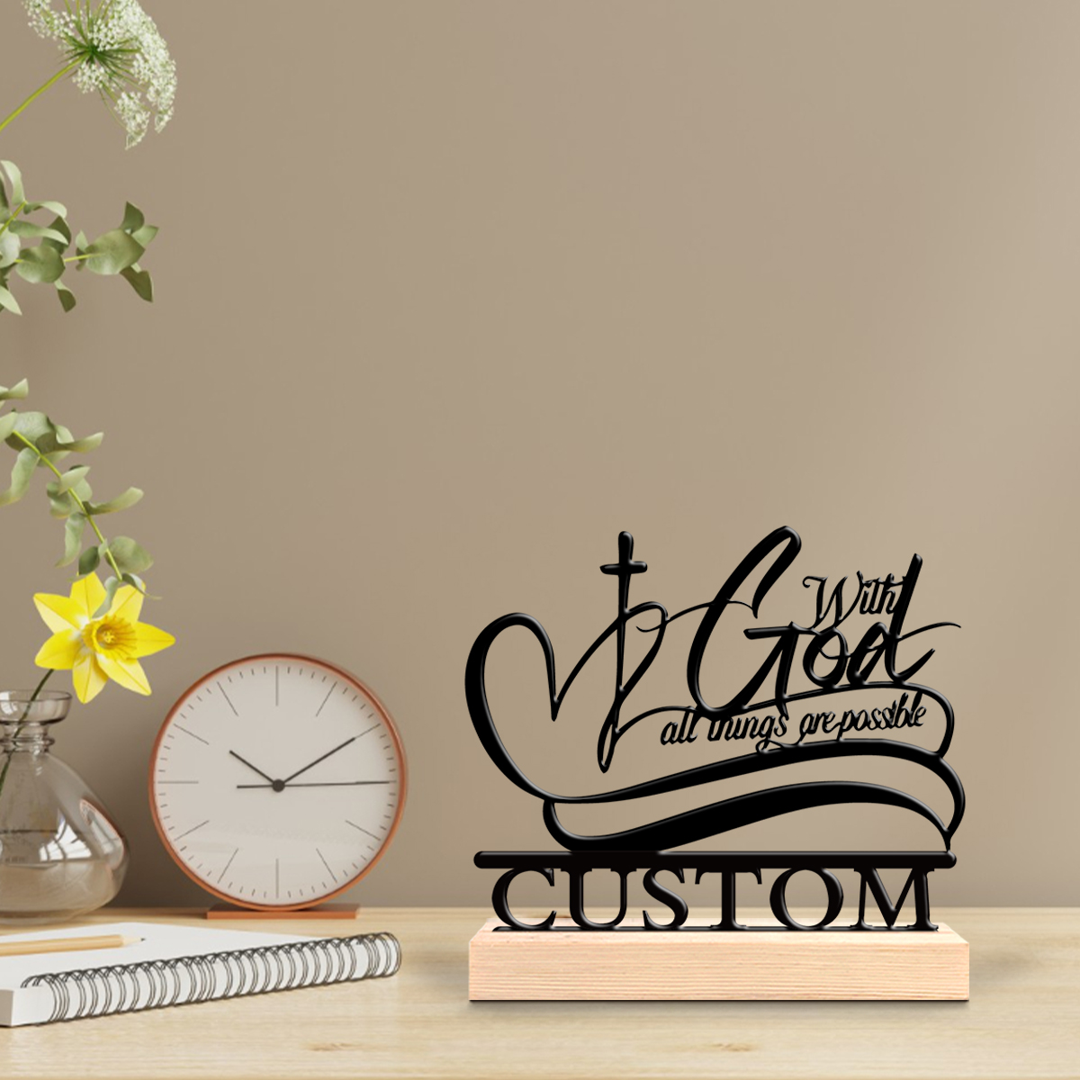 1pc Creative Christian love Cu - Art Craft Love recension och pris
