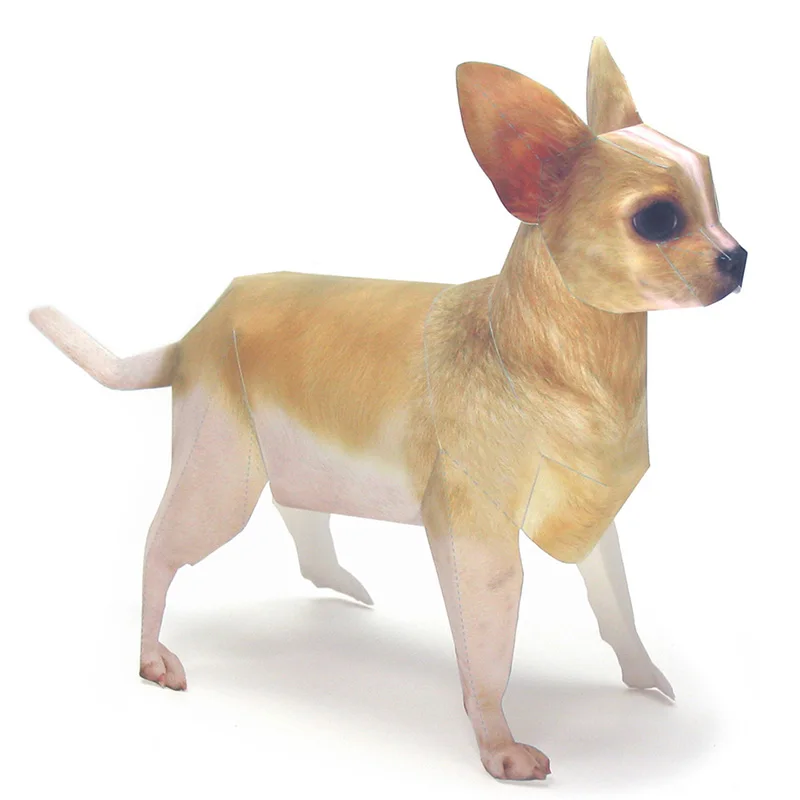 Chihuahua Dog Origami Art Pet  - Art Craft Cardboard recension och pris