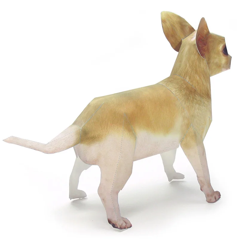 Chihuahua Dog Origami Art Pet  - Art Craft Cardboard recension och pris