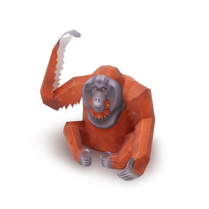 Orangutan Gorilla Origami Art  - Art Craft Cardboard recension och pris