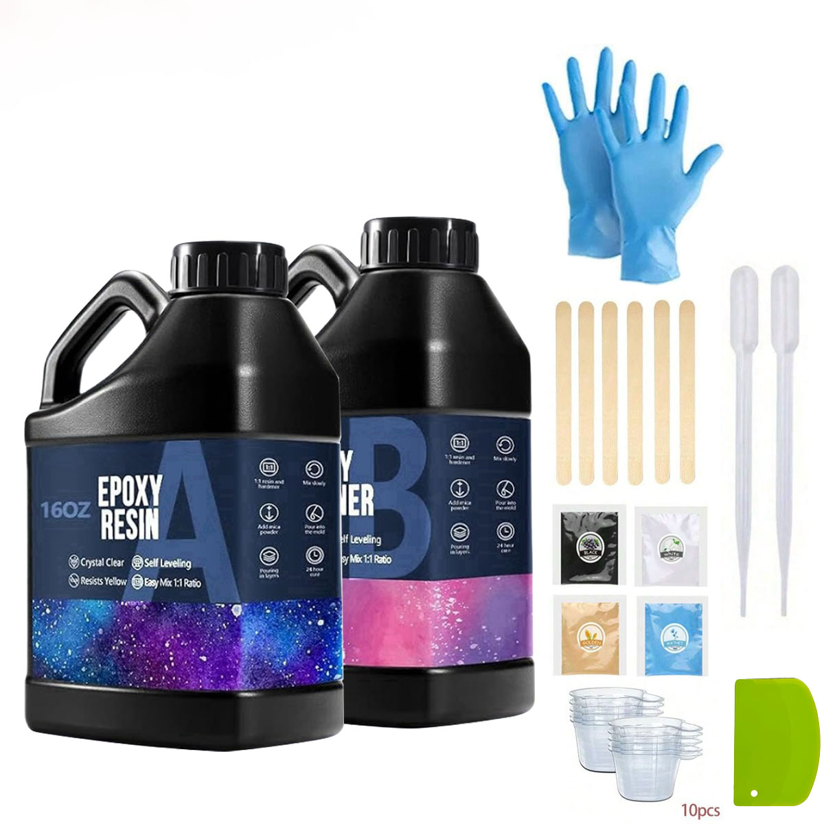 1000ml Crystal Clear Epoxy Res - Art Craft Easy recension och pris
