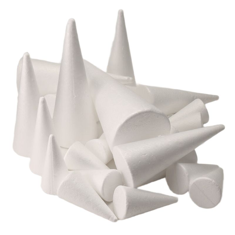 24Pack Foam Tree Cones For Art - Art Craft Tree recension och pris
