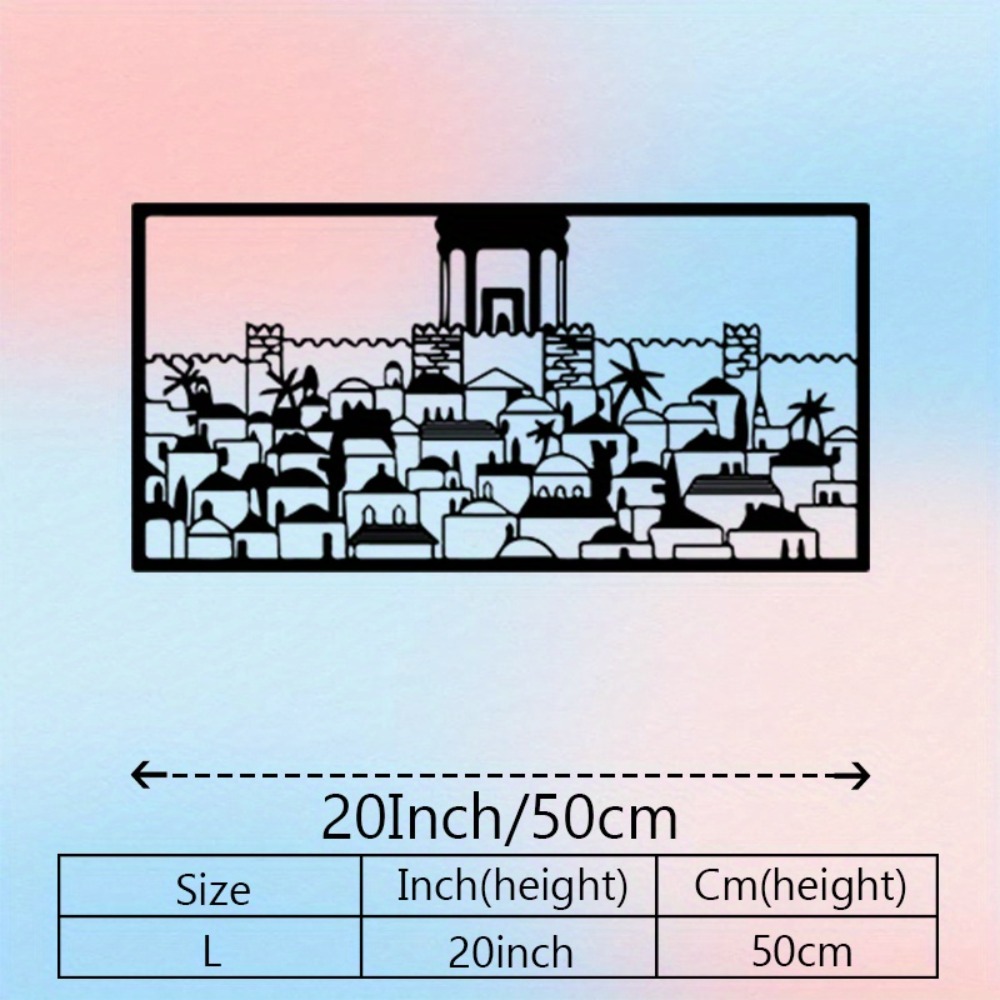 CIFBUY Metal Wall Art Jerusale - Art & Craft Kortingscode recension och pris