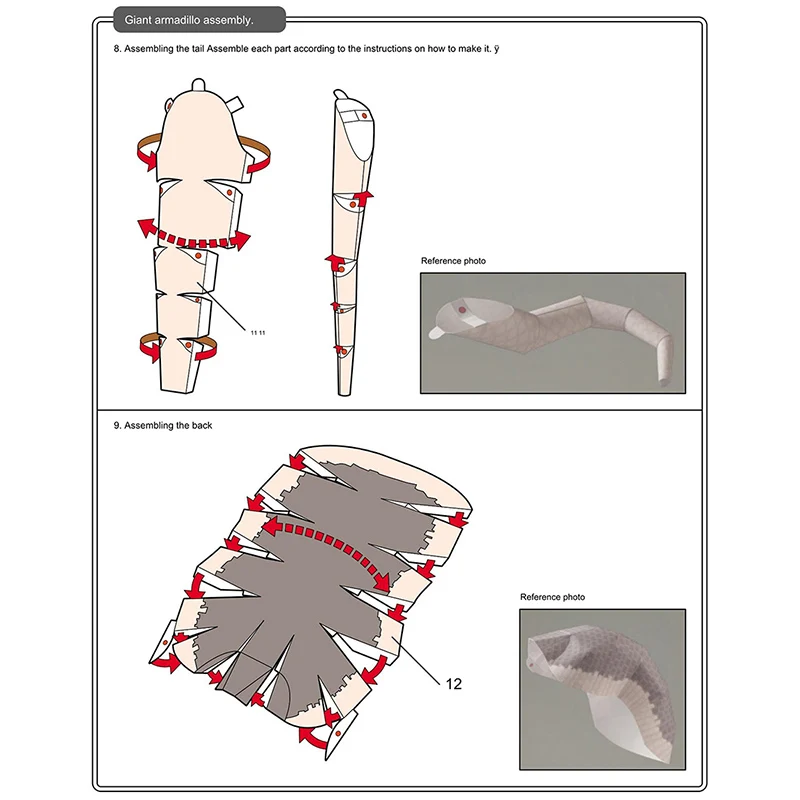 Giant Armadillo Origami Art Mi - Art Craft Cardboard recension och pris